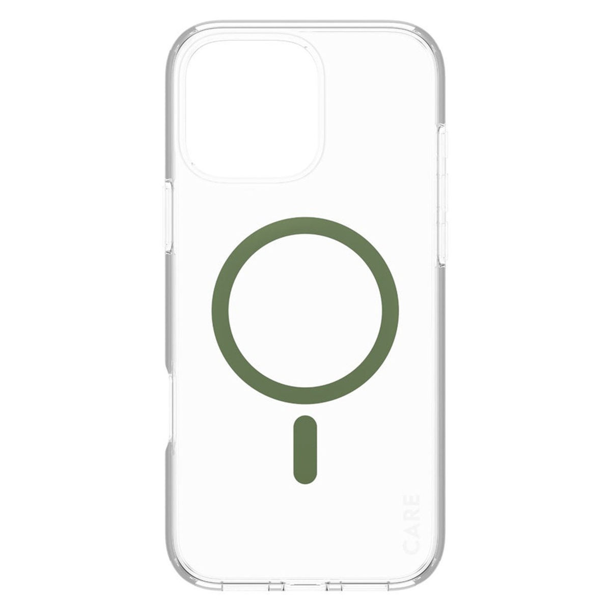 CARE by PanzerGlass Urban Combat Case MagSafe Apple iPhone 16 Pro Max - Transparant / Groen