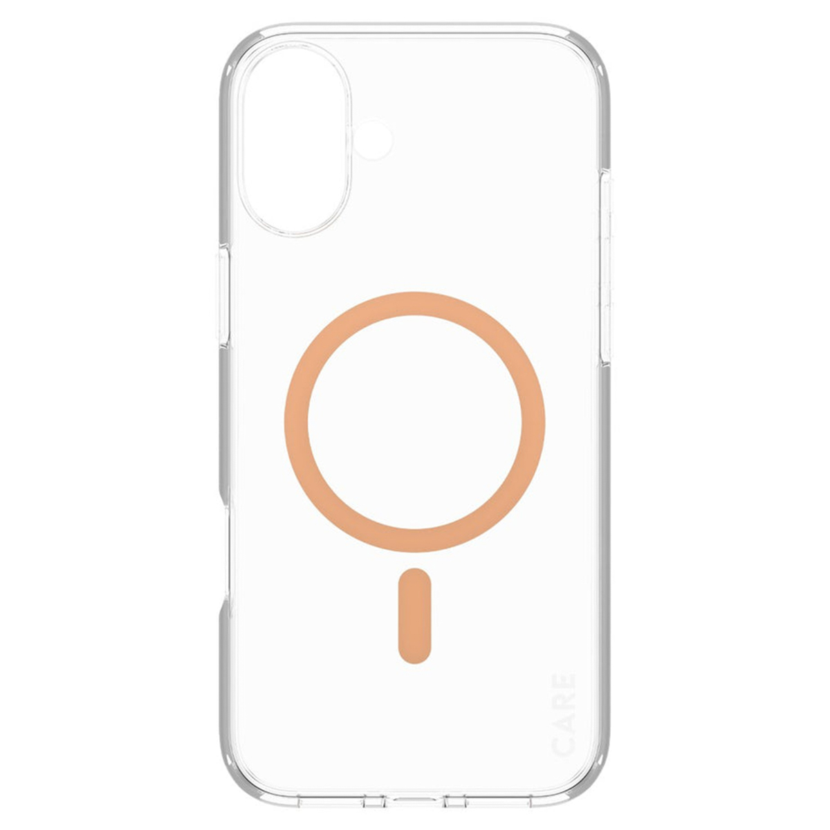CARE by PanzerGlass Urban Combat Case MagSafe Apple iPhone 16 Plus - Transparant / Peach