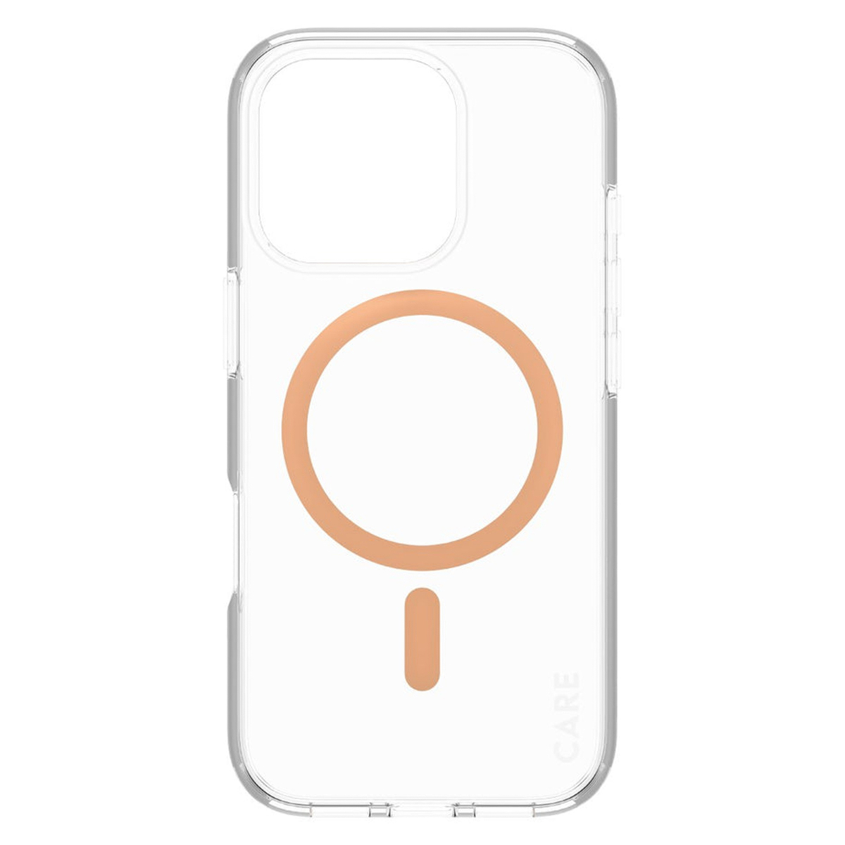 CARE by PanzerGlass Urban Combat Case MagSafe Apple iPhone 16 Pro - Transparant / Peach