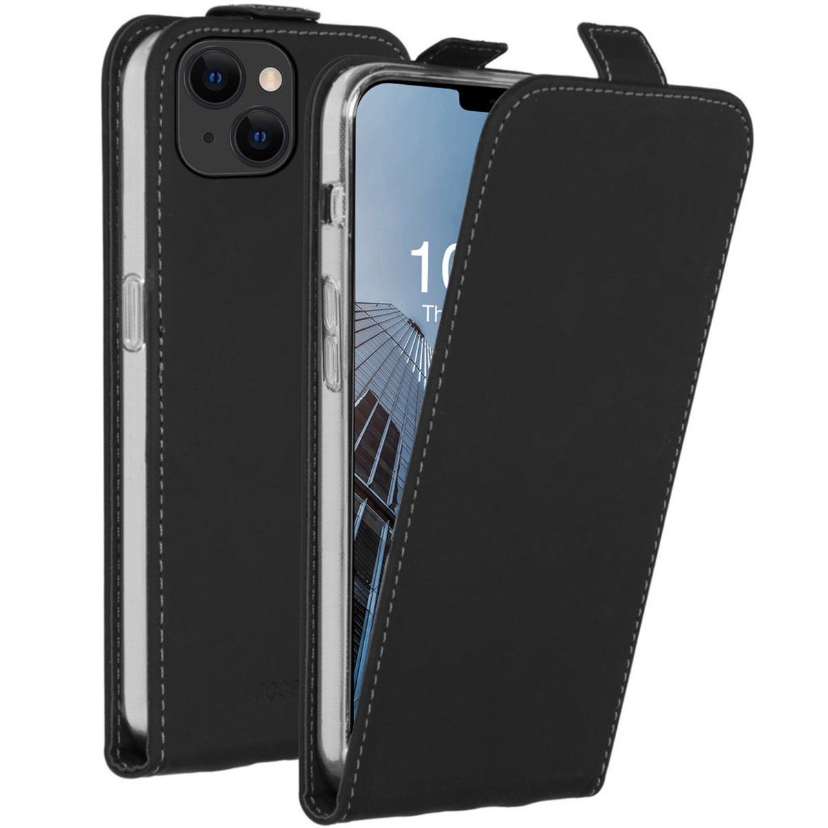 Accezz Flipcase Apple iPhone 13 - Zwart