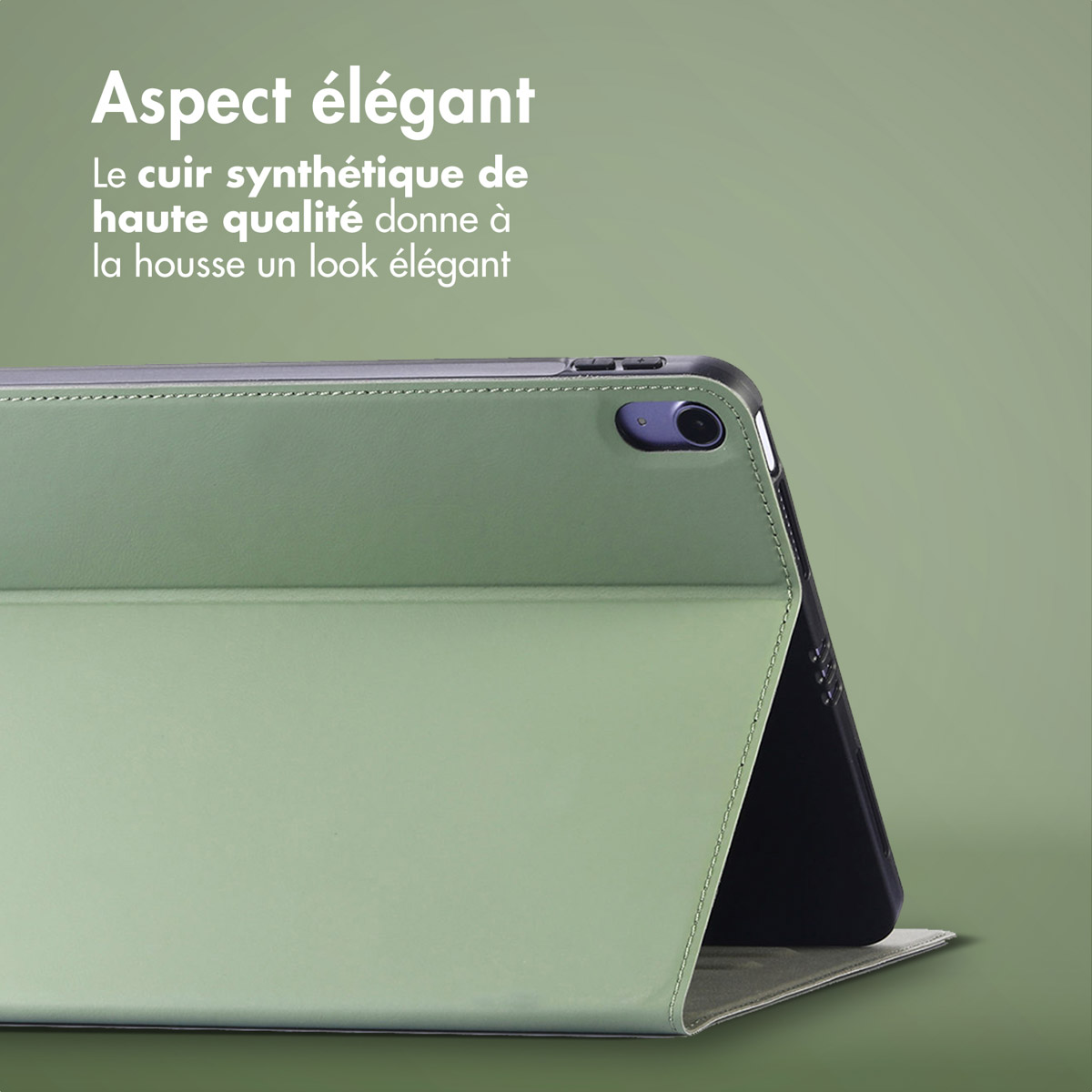 Accezz Classic Tablet Case Apple iPad Mini 7 (2024) / iPad Mini 6 (2021) - Groen