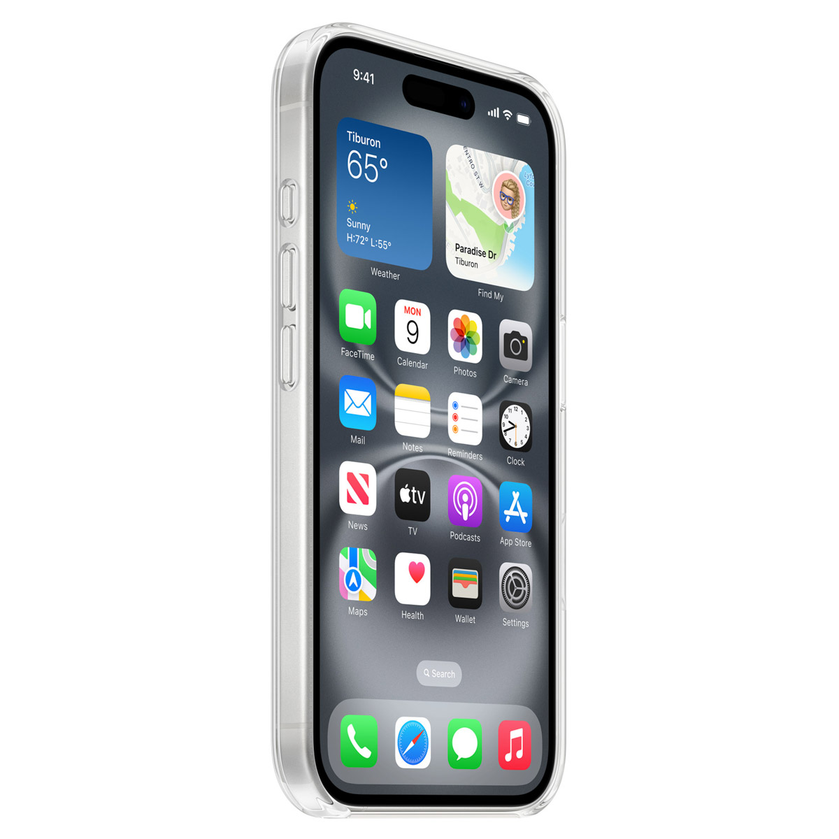 Clearcase MagSafe Apple iPhone 16 Plus - Transparant