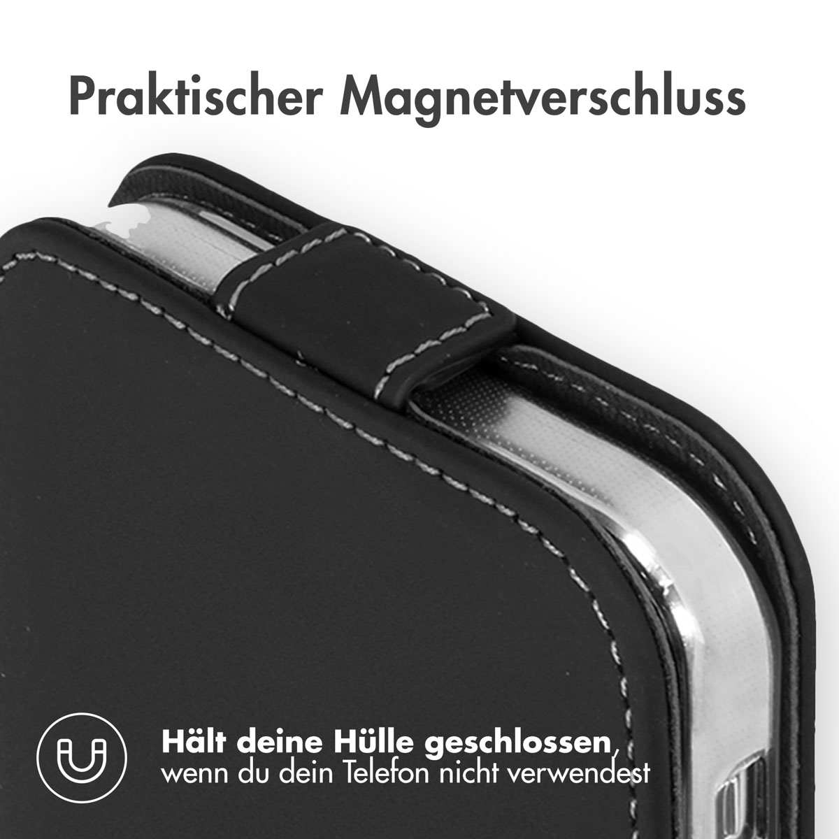 Accezz Flipcase Apple iPhone 13 - Zwart