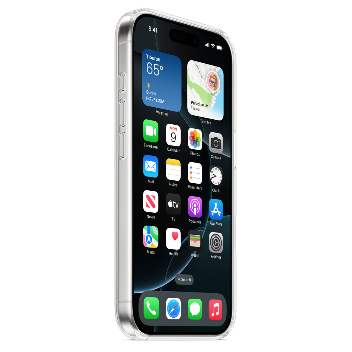Clearcase MagSafe Apple iPhone 16 Pro - Transparant
