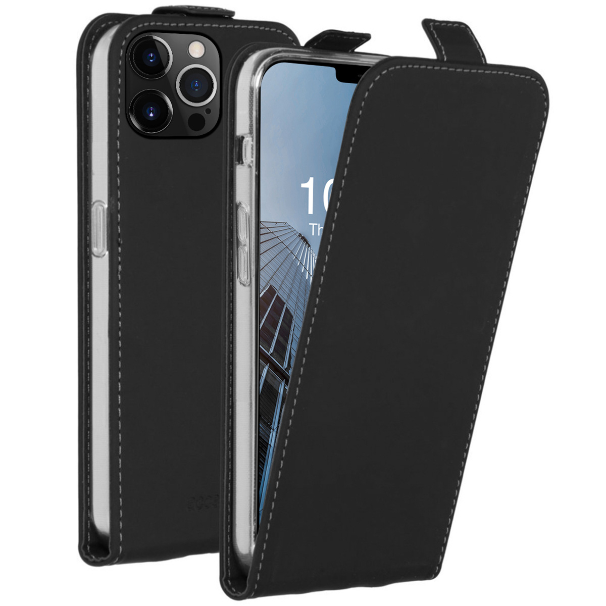 Accezz Flipcase Apple iPhone 13 Pro - Zwart