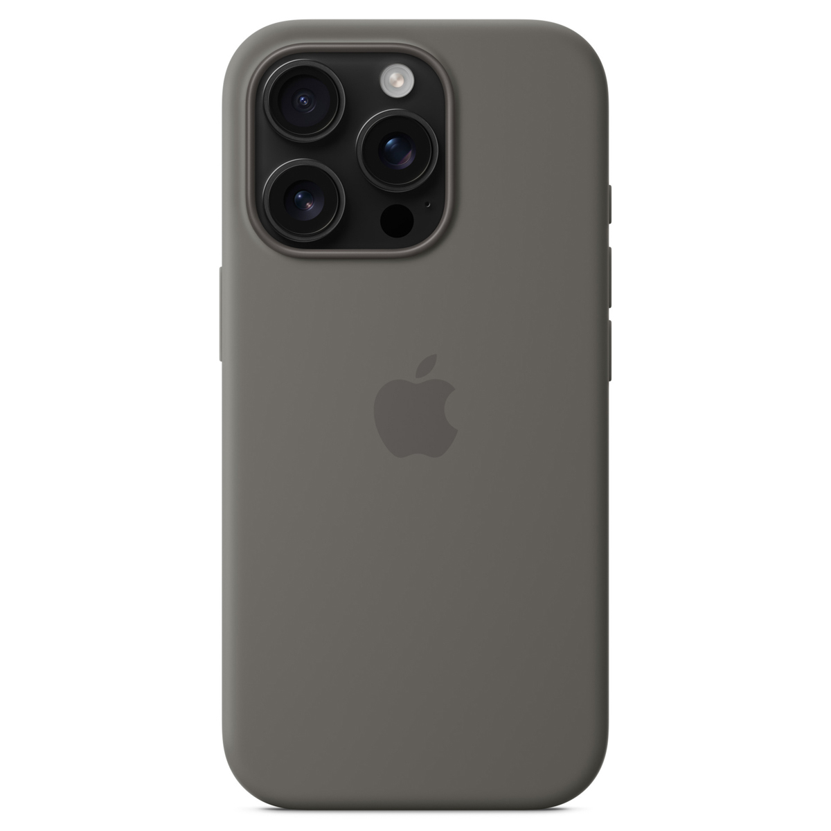 Silicone Backcover MagSafe Apple iPhone 16 Pro - Stone Gray