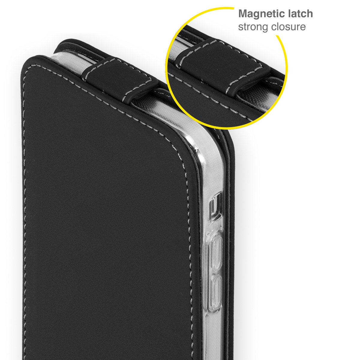 Accezz Flipcase Apple iPhone 13 Pro - Zwart