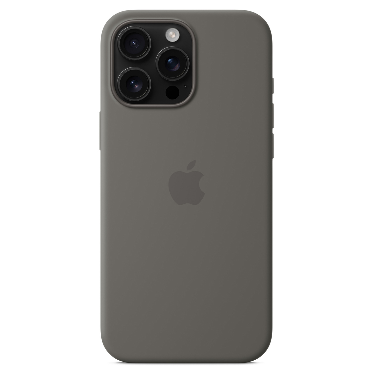 Silicone Backcover MagSafe Apple iPhone 16 Pro Max - Stone Gray