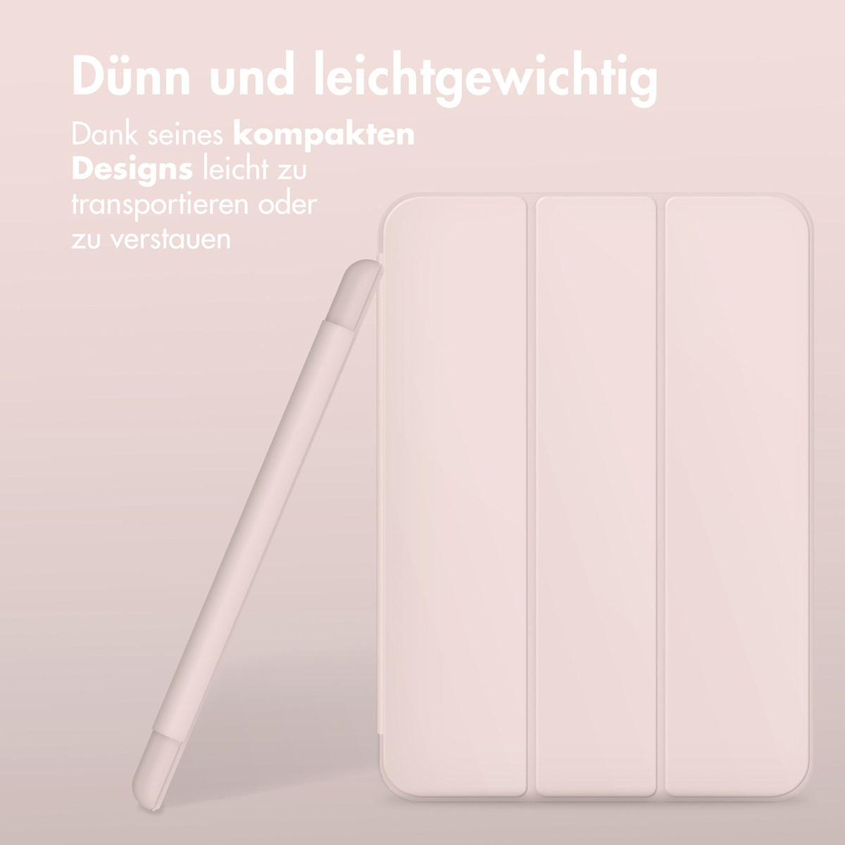 Accezz Smart Silicone Bookcase Apple iPad 11 (2025) 11 inch / iPad 10 (2022) 10.9 inch - Roze