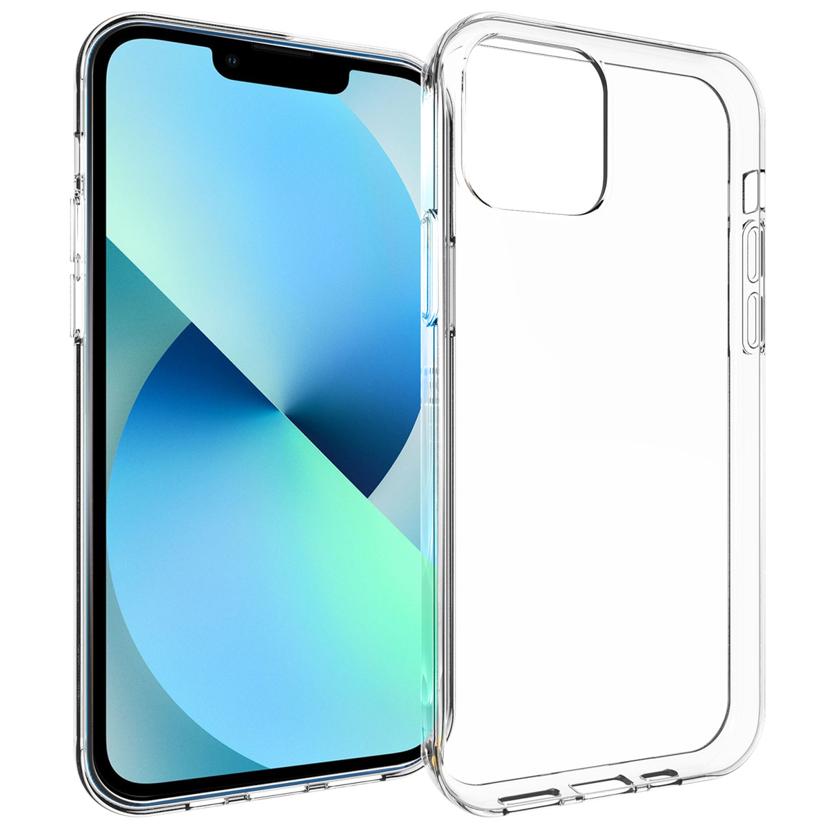 Accezz Clear Backcover Apple iPhone 13 - Transparant