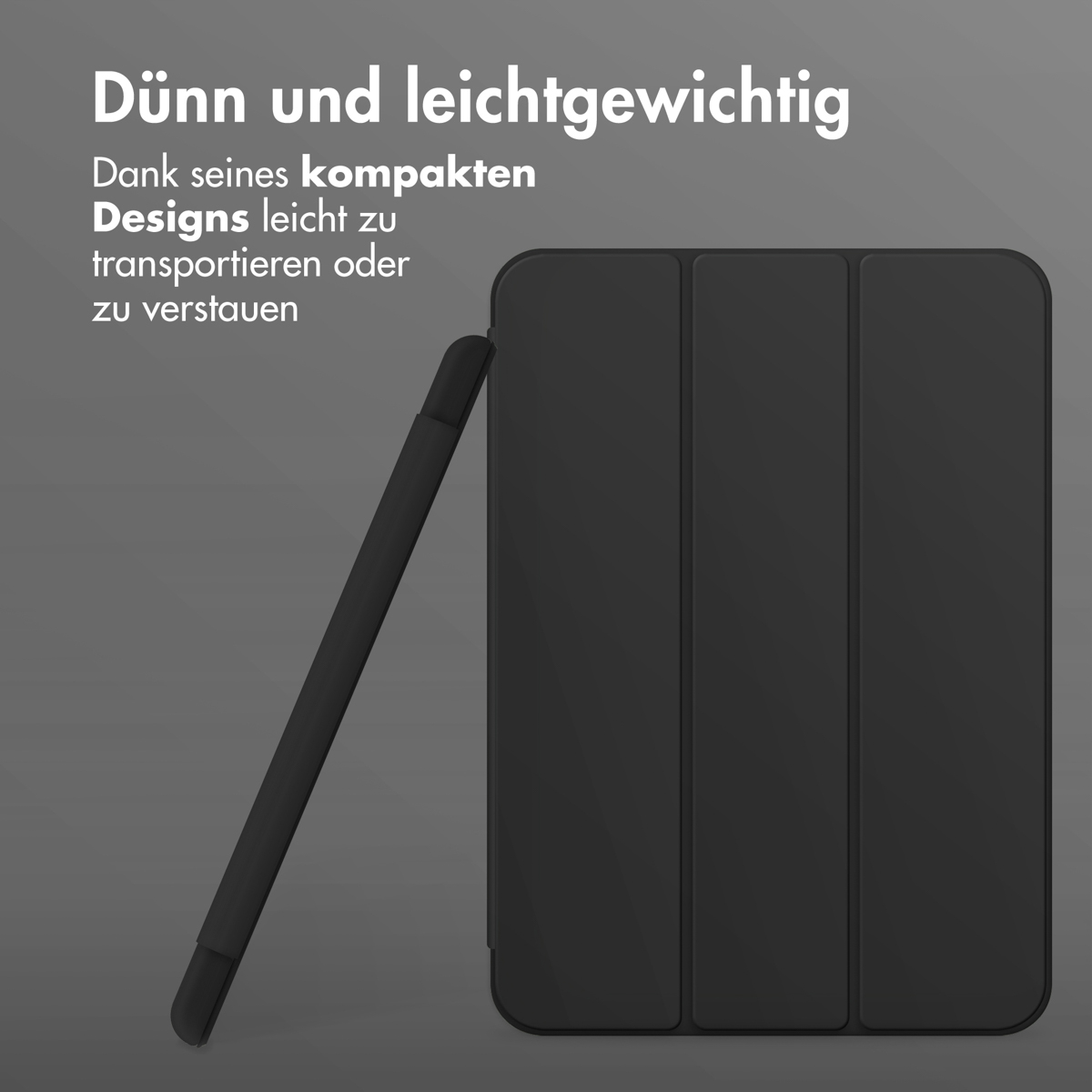 Accezz Smart Silicone Bookcase Apple iPad Pro 11 (2024) M4 - Zwart
