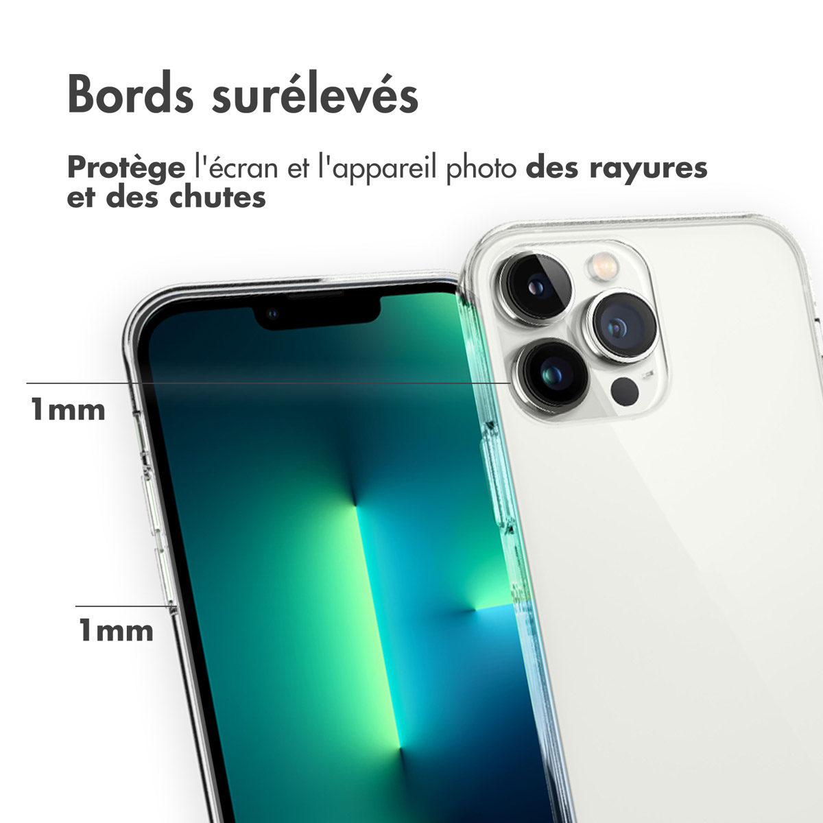 Accezz Clear Backcover Apple iPhone 13 Pro - Transparant