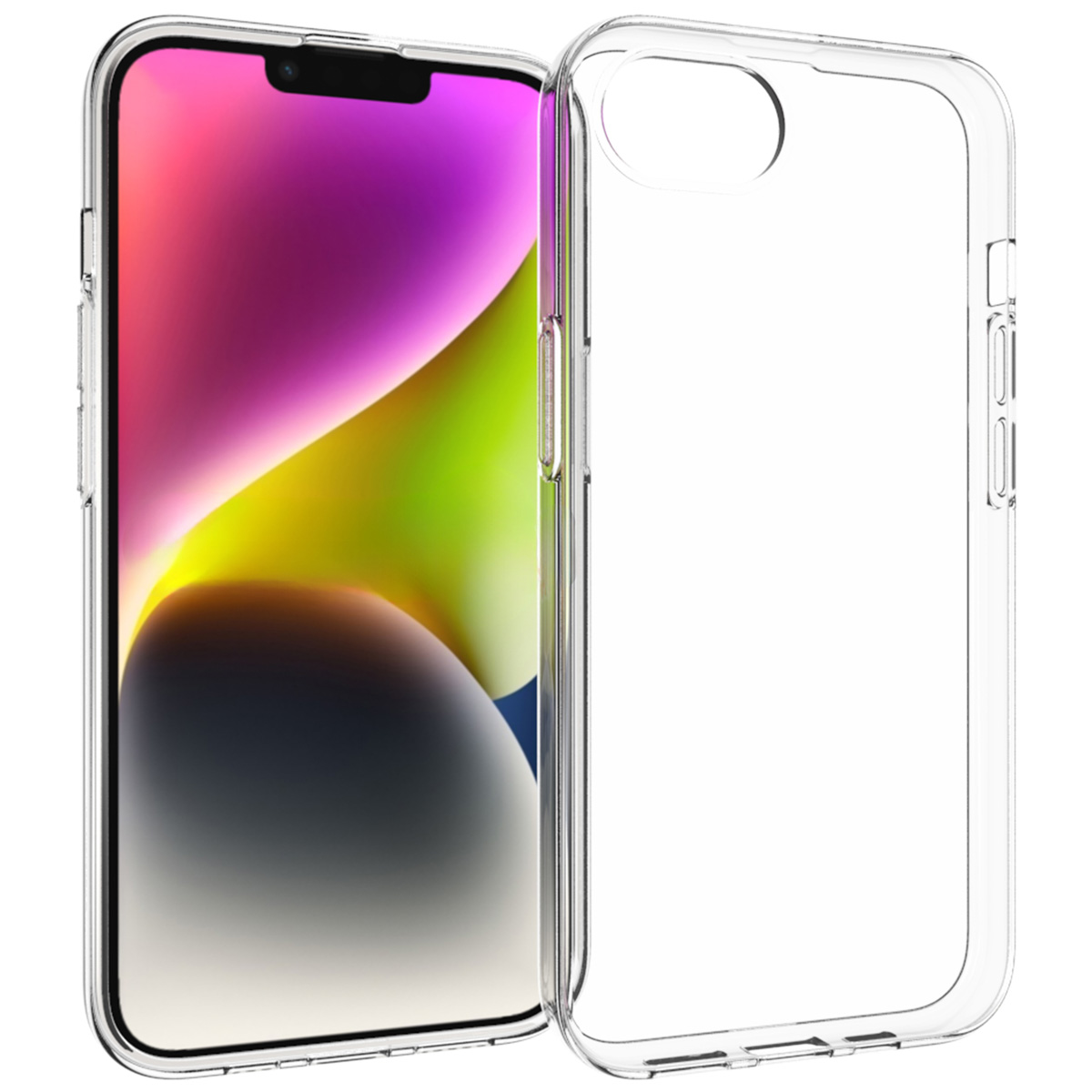 Accezz Clear Backcover Apple iPhone 16e - Transparant