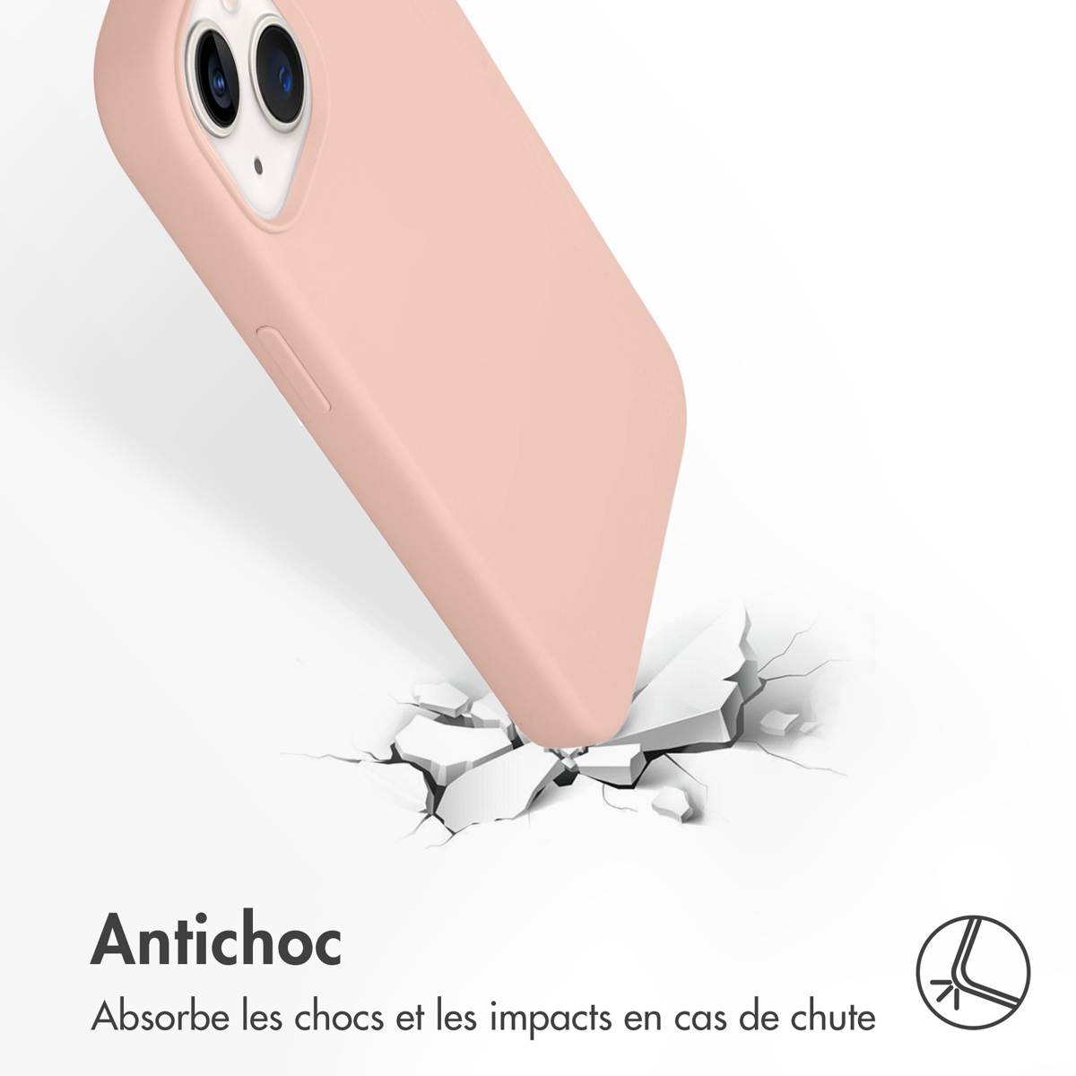 Accezz Liquid Silicone Backcover met MagSafe Apple iPhone 13