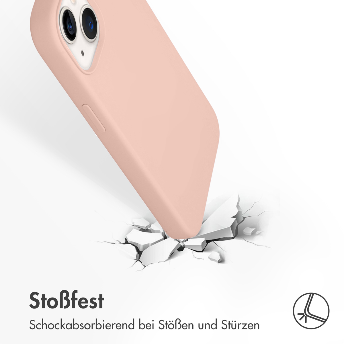 Accezz Liquid Silicone Backcover met MagSafe Apple iPhone 13