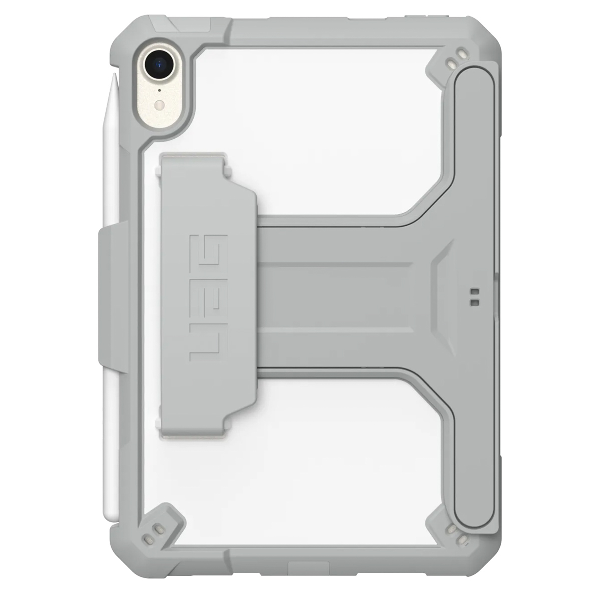 UAG Scout Healthcare backcover met stand en strap Apple iPad Mini 7 (2024) / iPad Mini 6 (2021) - Wit / Grijs