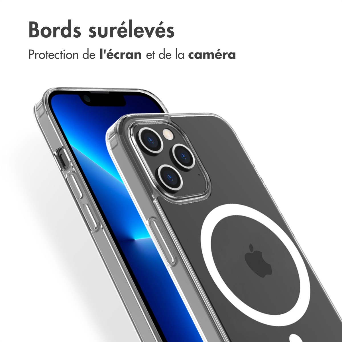 Accezz Clear Backcover met MagSafe Apple iPhone 13 Pro Max - Transparant