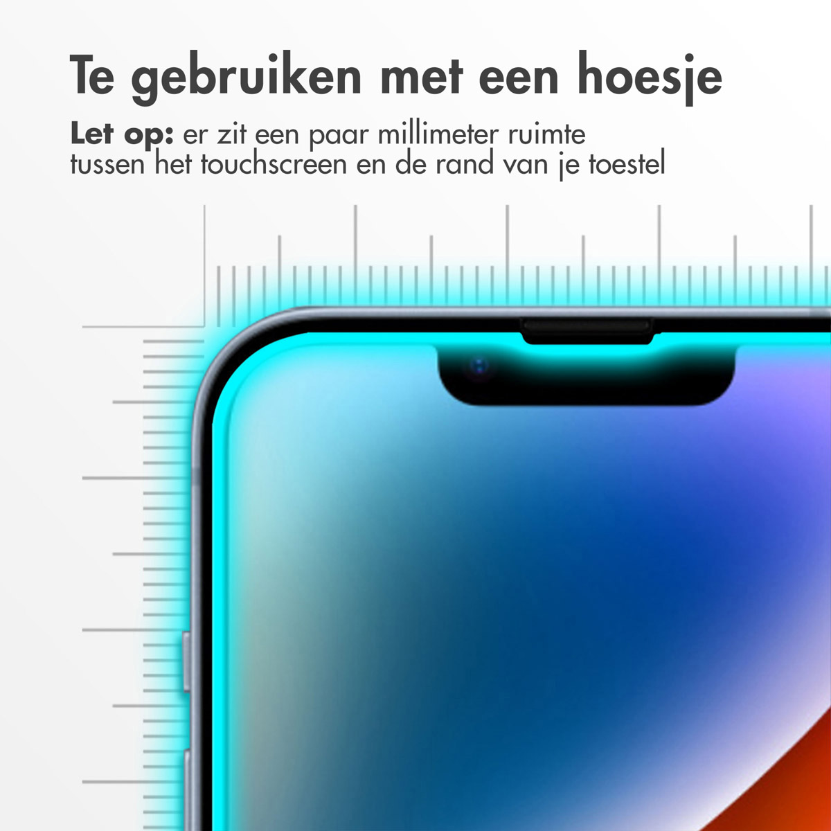 Accezz Gehard Glas Screenprotector 2-pack Apple iPhone 13 / 13 Pro / 14 / 16e