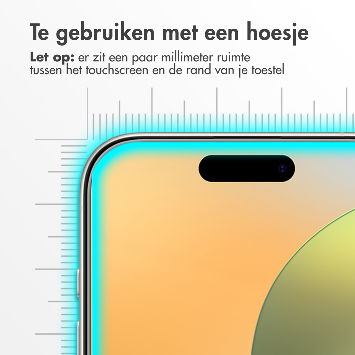 Accezz Gehard Glas Screenprotector 2-pack Apple iPhone 16 Pro