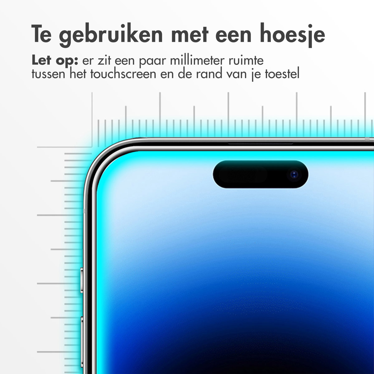 Accezz Gehard Glas Screenprotector 2-pack Apple iPhone 15 / 15 Pro / 16