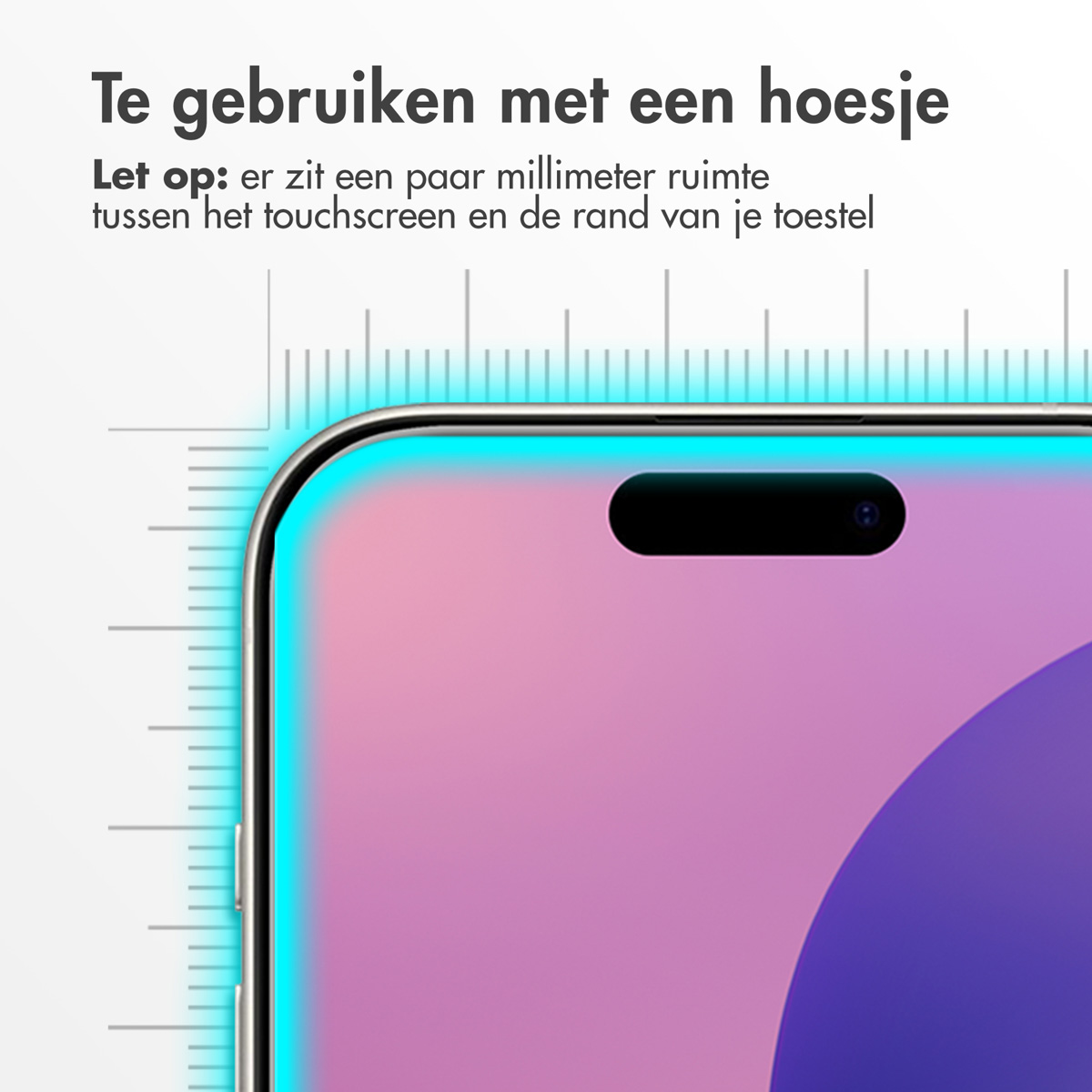 Accezz Gehard Glas Screenprotector 2-pack Apple iPhone 16 Pro Max