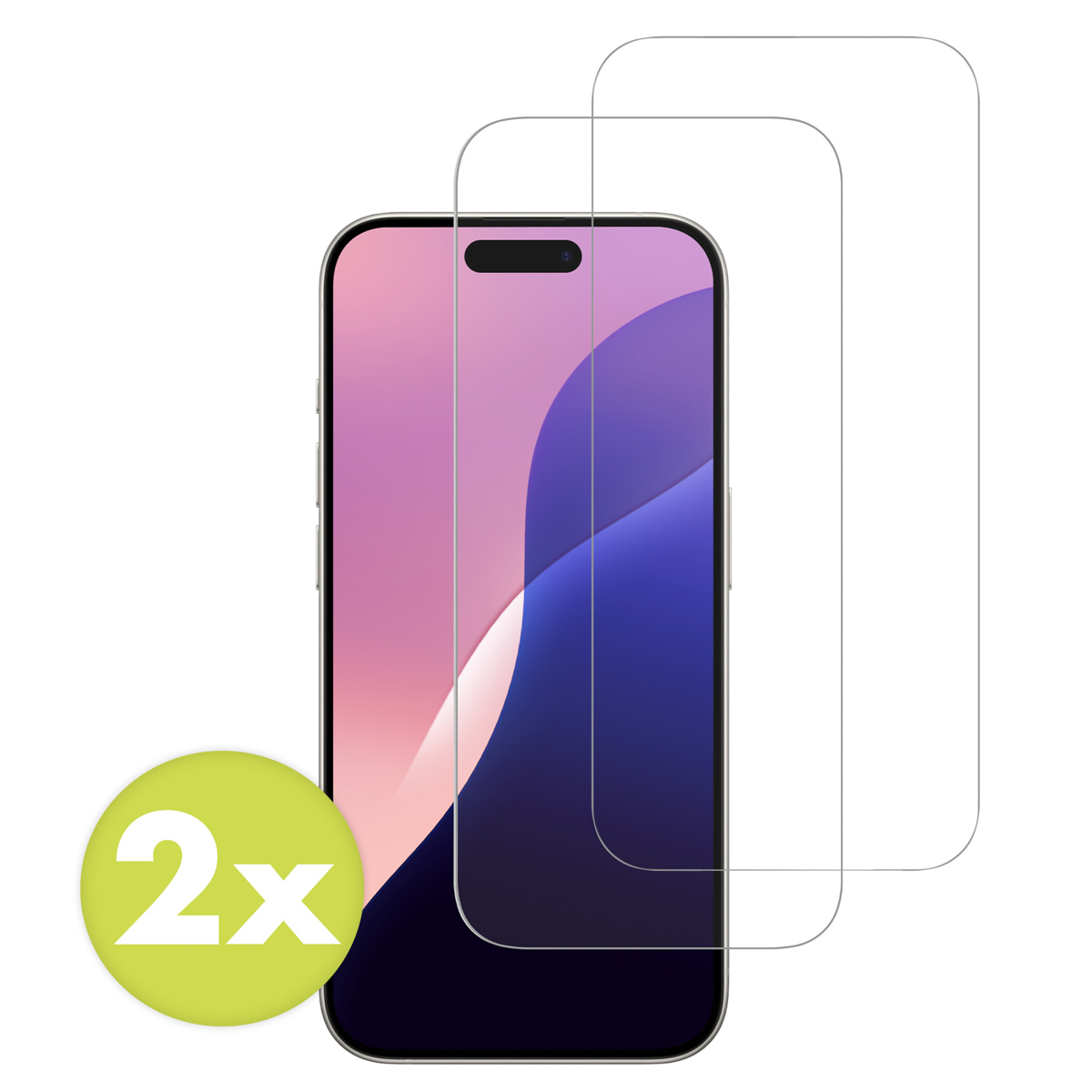 Accezz Gehard Glas Screenprotector 2-pack Apple iPhone 16 Pro Max