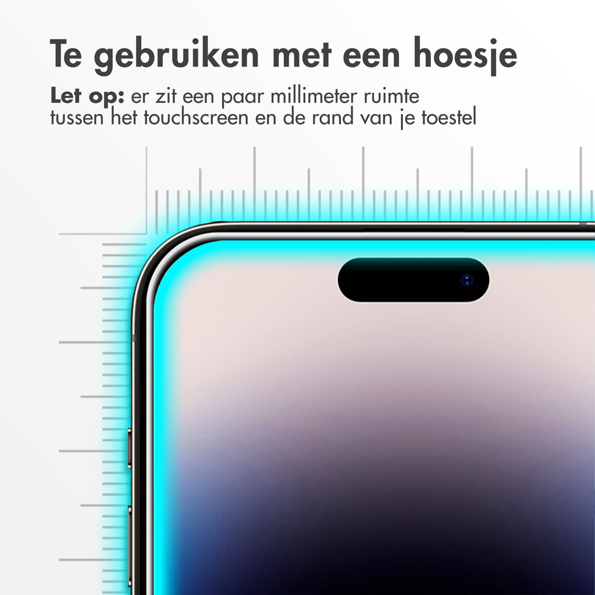Accezz Gehard Glas Screenprotector 2-pack Apple iPhone 15 Plus / 15 Pro Max / 16 Plus