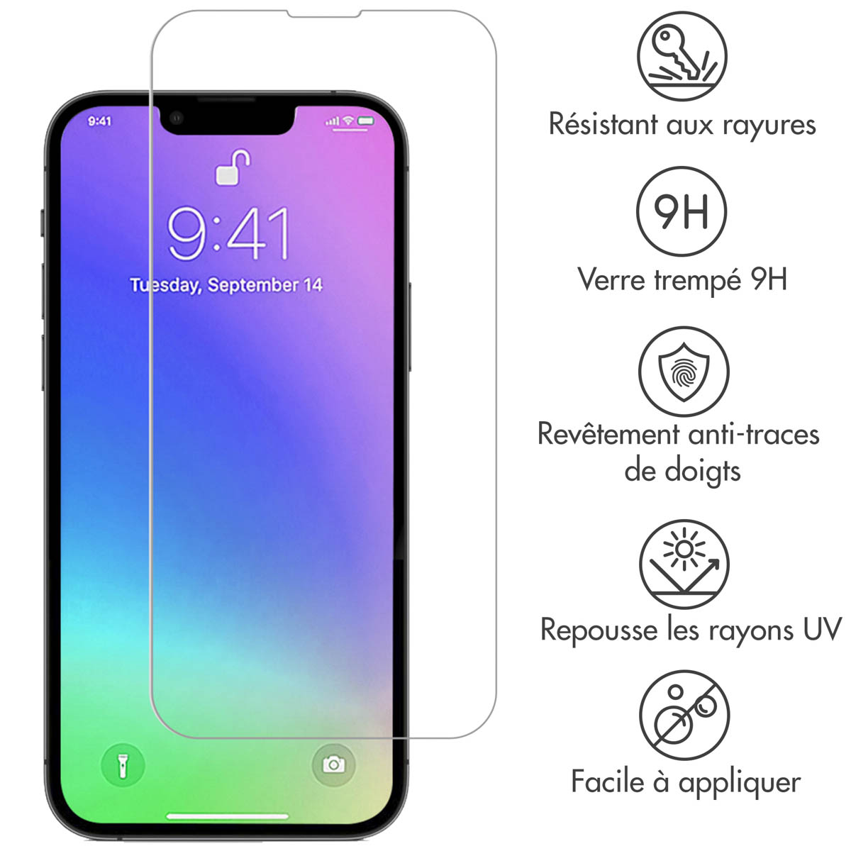 Selencia Gehard Glas Screenprotector Apple iPhone 13 Mini
