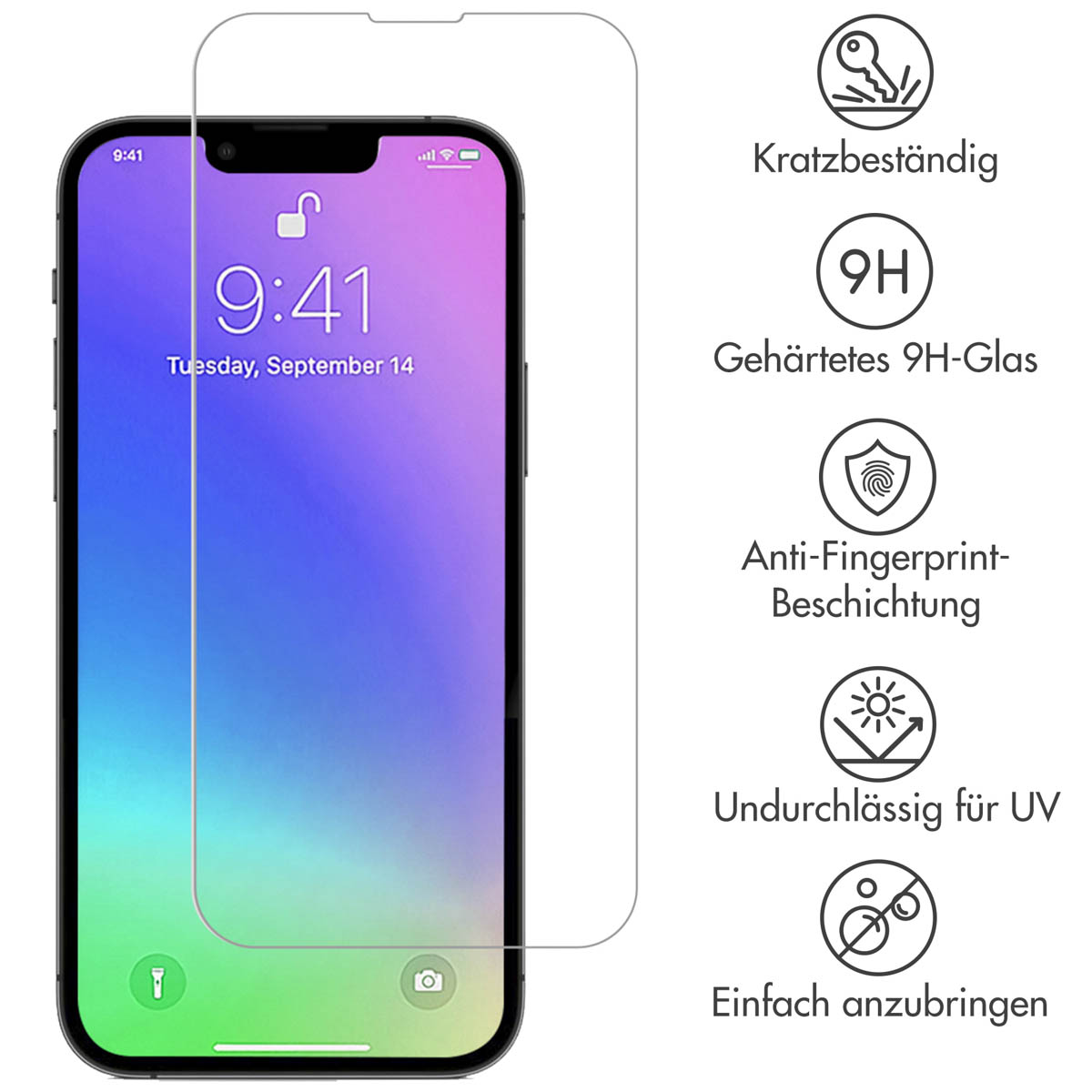 Selencia Gehard Glas Screenprotector Apple iPhone 13 Mini