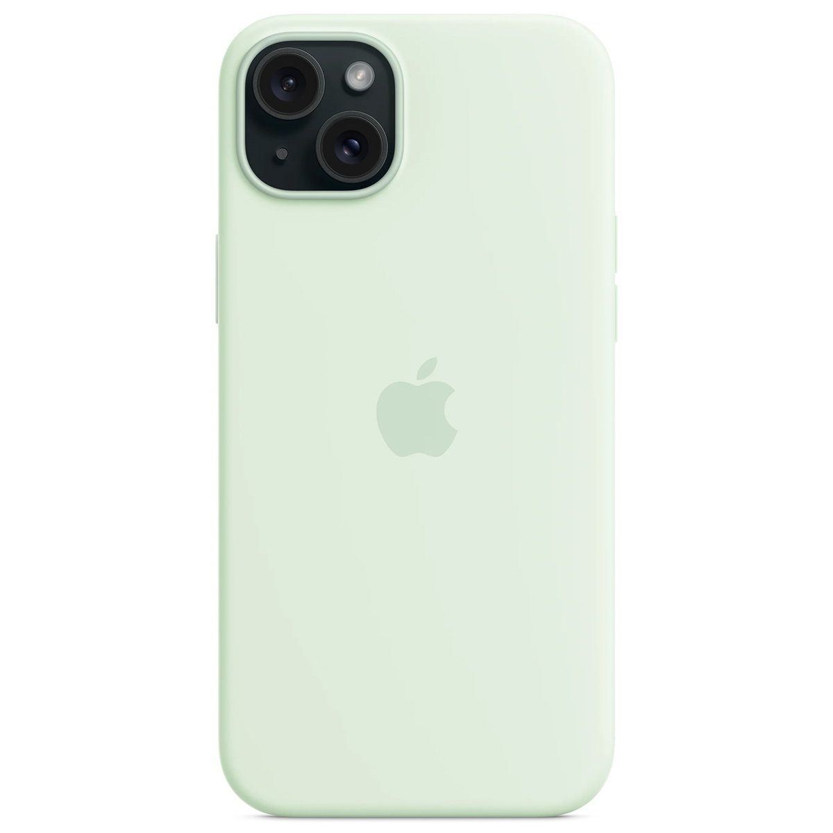 Silicone Backcover MagSafe Apple iPhone 15 Plus - Soft Mint