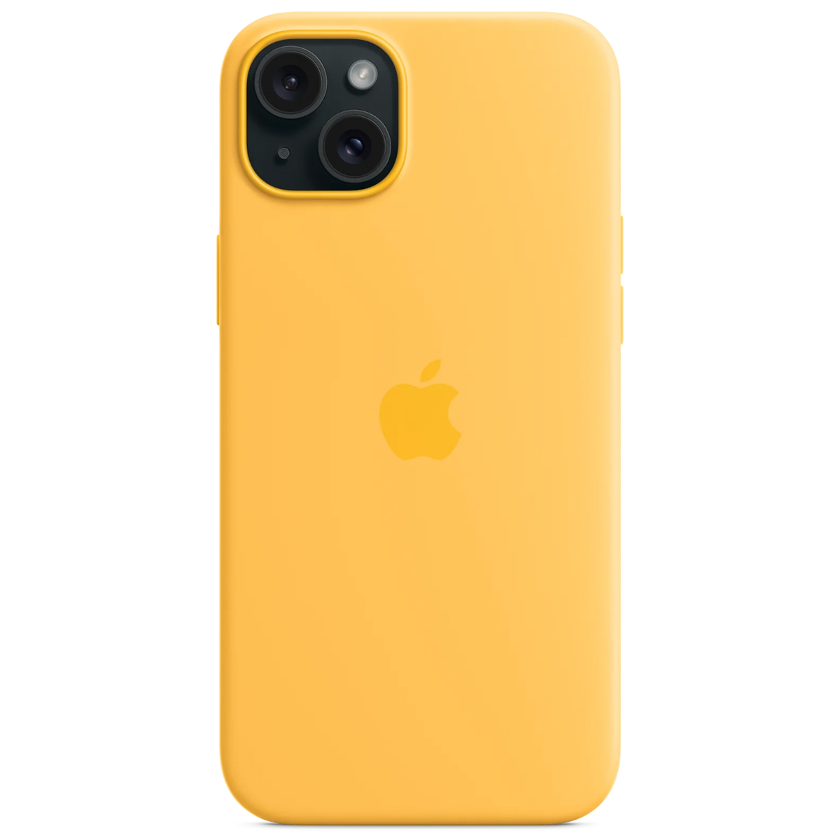Silicone Backcover MagSafe Apple iPhone 15 Plus - Sunshine
