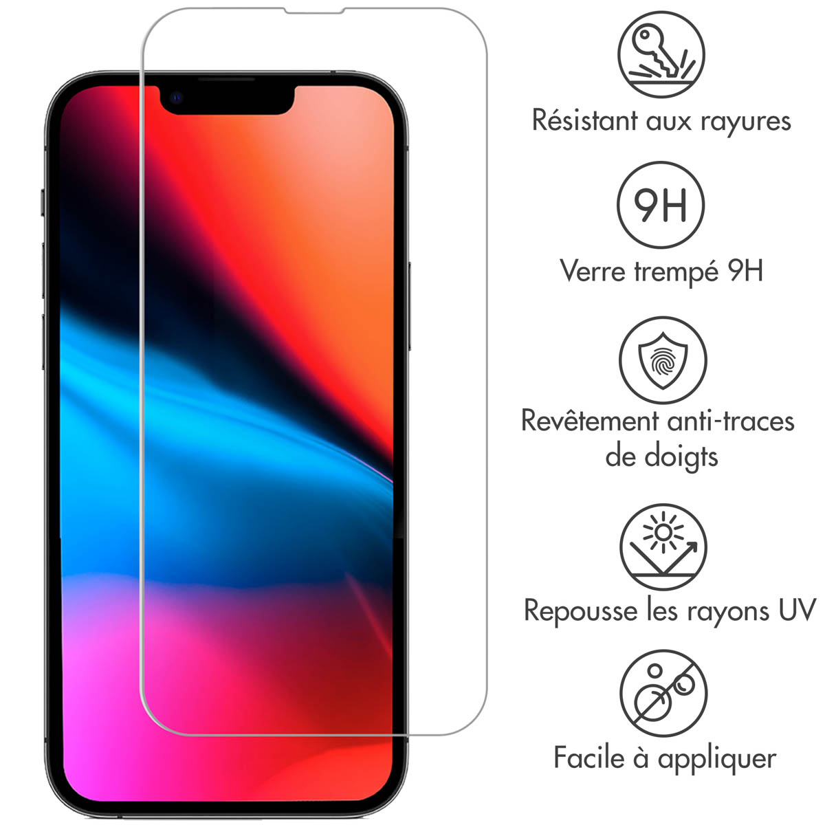 Selencia Gehard Glas Screenprotector Apple iPhone 13 Pro Max / 14 Plus