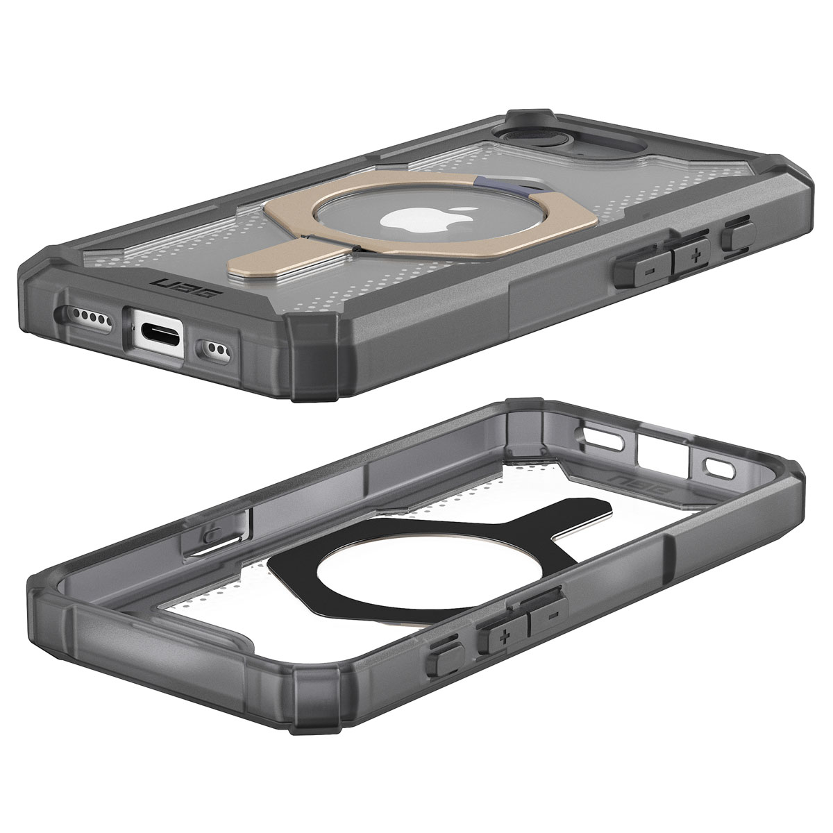 UAG Plasma XTE Backcover MagSafe Apple iPhone 16e - Ash / Titanium
