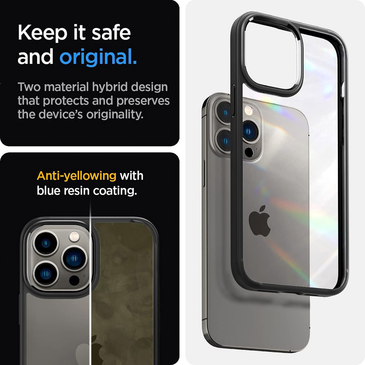 Spigen Ultra Hybrid Backcover Apple iPhone 16e - Crystal Clear