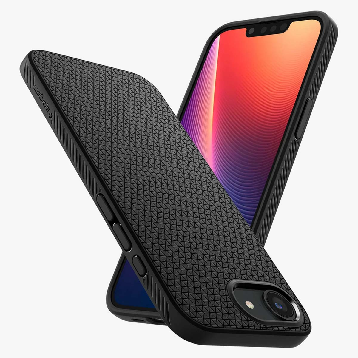 Spigen Liquid Air Backcover Apple iPhone 16e - Matte Black