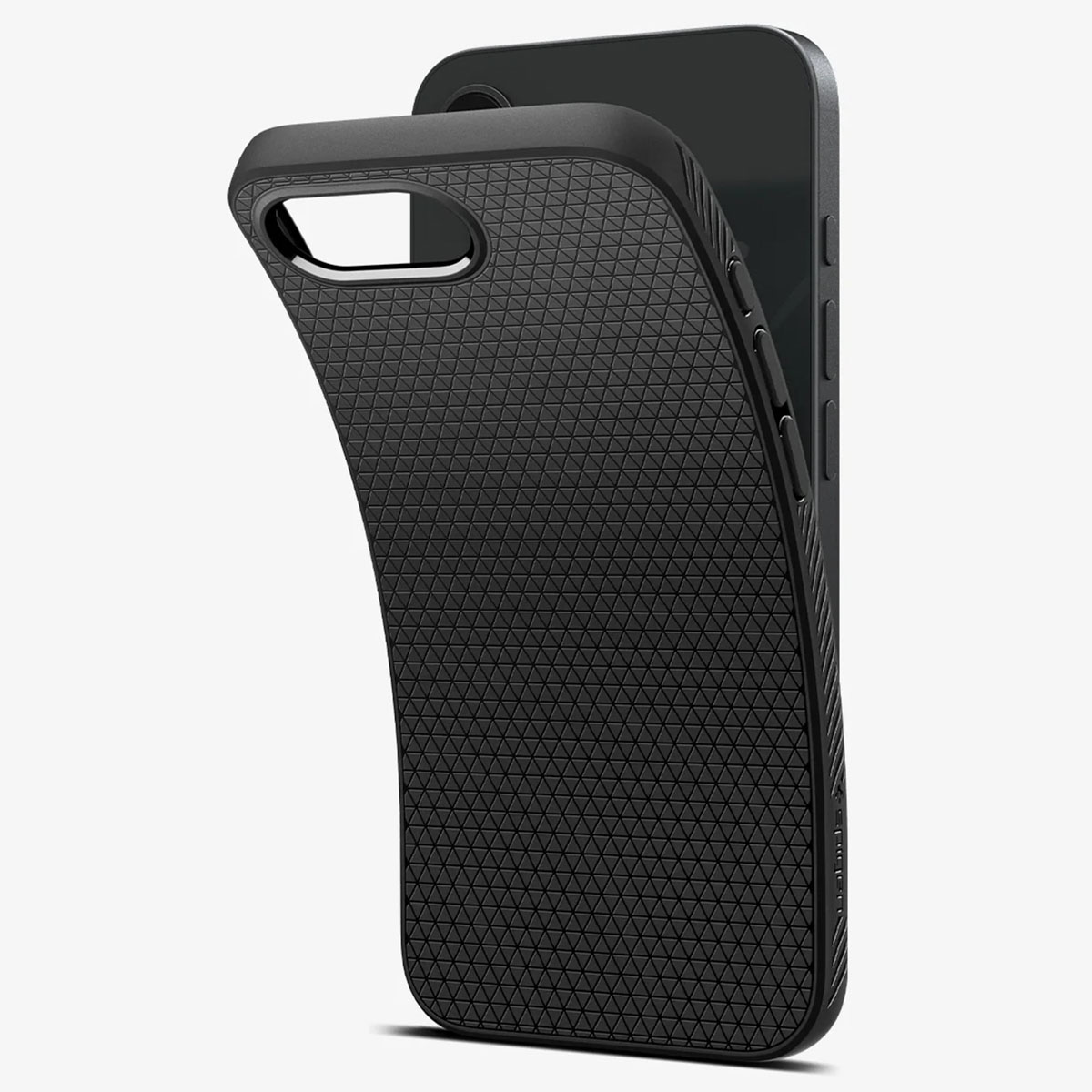 Spigen Liquid Air Backcover Apple iPhone 16e - Matte Black