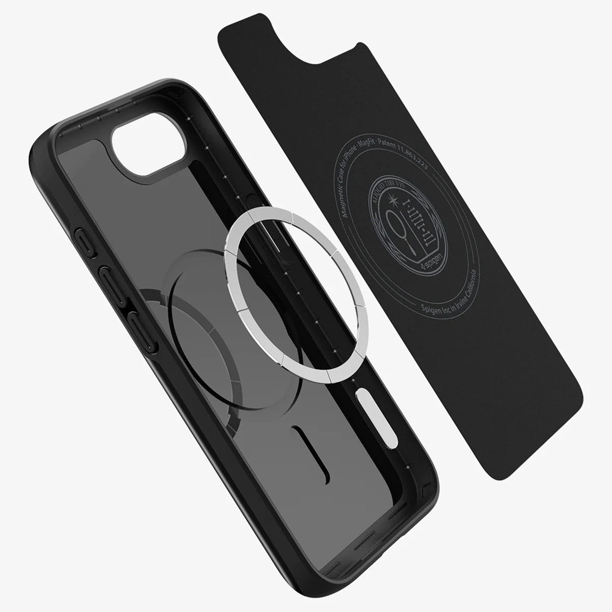 Spigen Thin Fit Backcover MagSafe Apple iPhone 16e - Zwart
