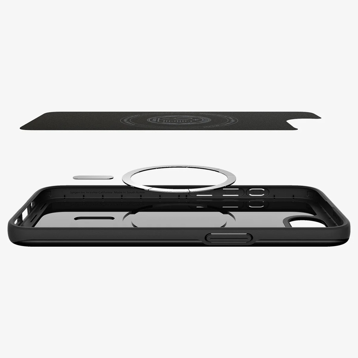Spigen Thin Fit Backcover MagSafe Apple iPhone 16e - Zwart