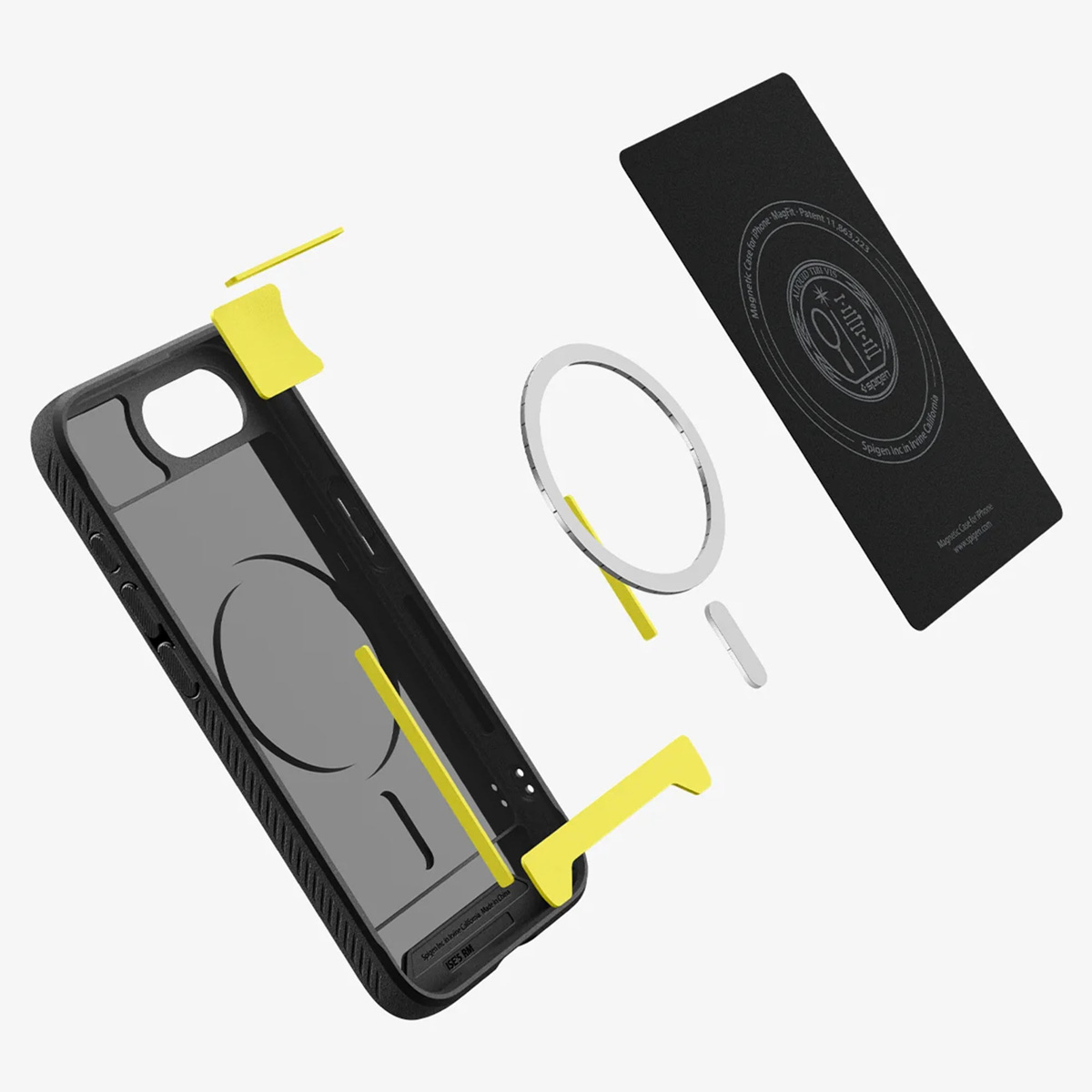 Spigen Rugged Armor Backcover MagSafe Apple iPhone 16e - Matte Black