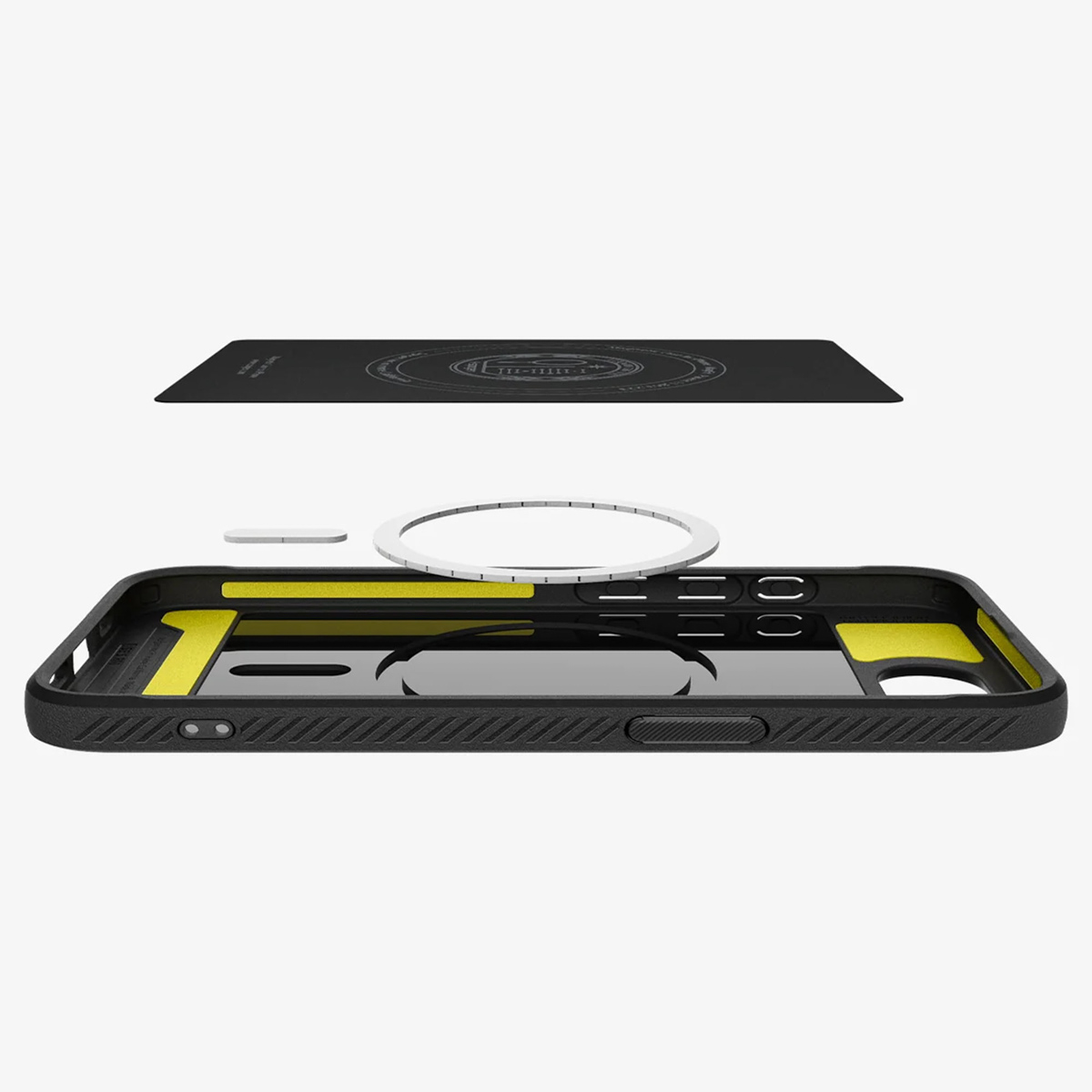Spigen Rugged Armor Backcover MagSafe Apple iPhone 16e - Matte Black