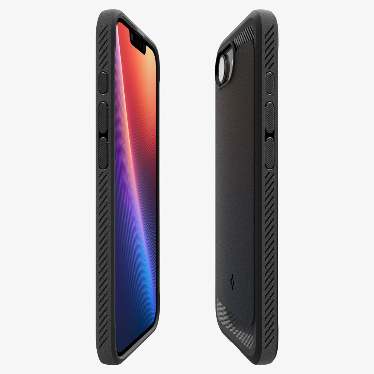 Spigen Rugged Armor Backcover MagSafe Apple iPhone 16e - Matte Black