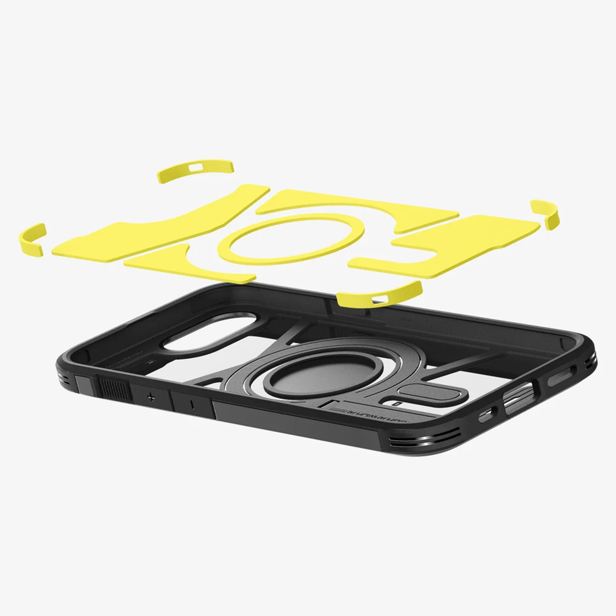 Spigen Tough Armor Backcover MagSafe Apple iPhone 16e - Black