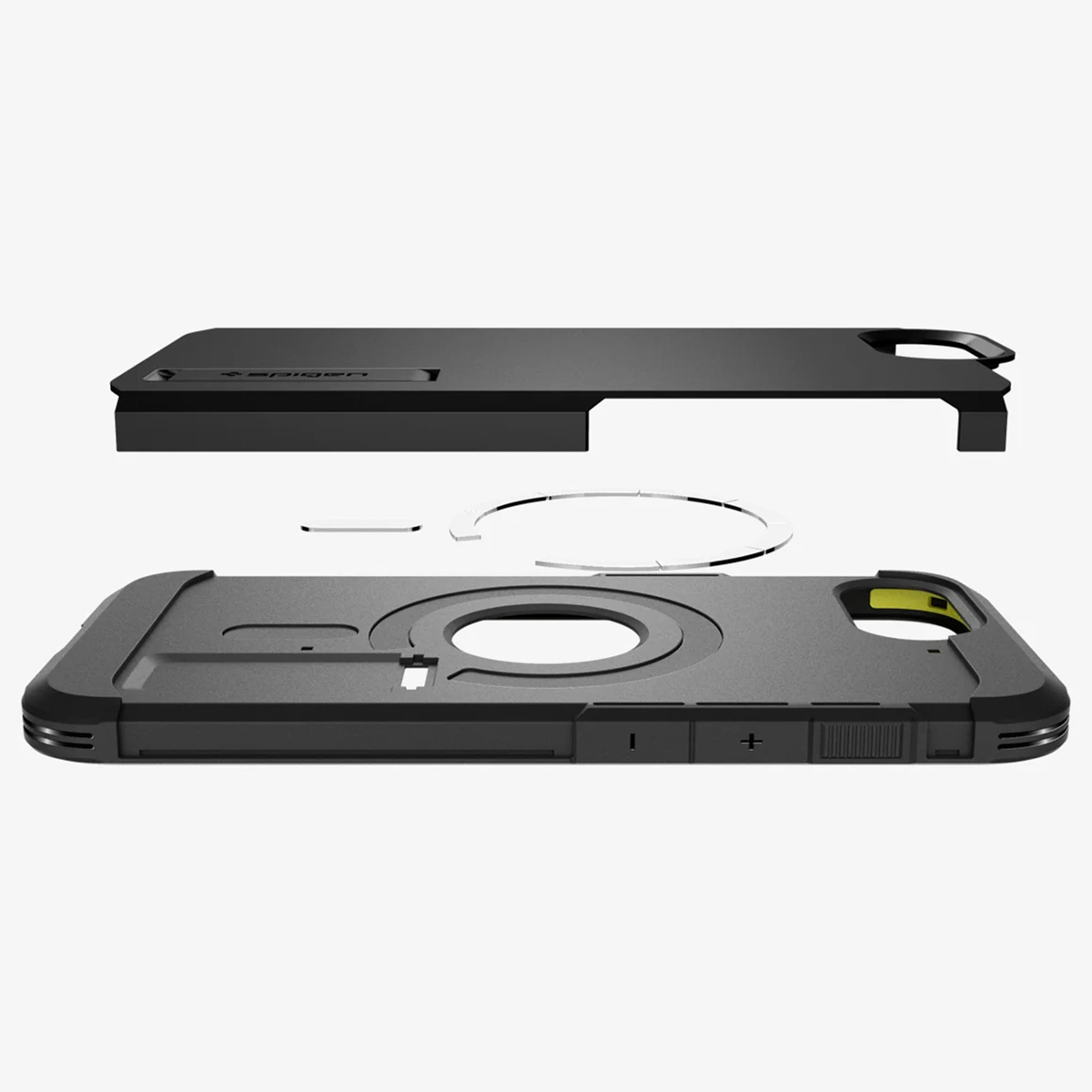Spigen Tough Armor Backcover MagSafe Apple iPhone 16e - Black