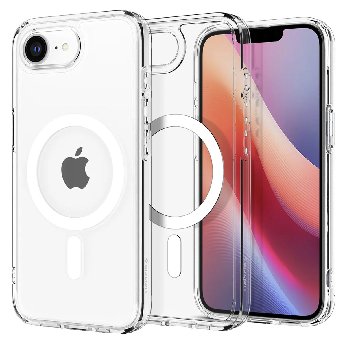 Spigen Ultra Hybrid Backcover MagSafe Apple iPhone 16e - Clear / White