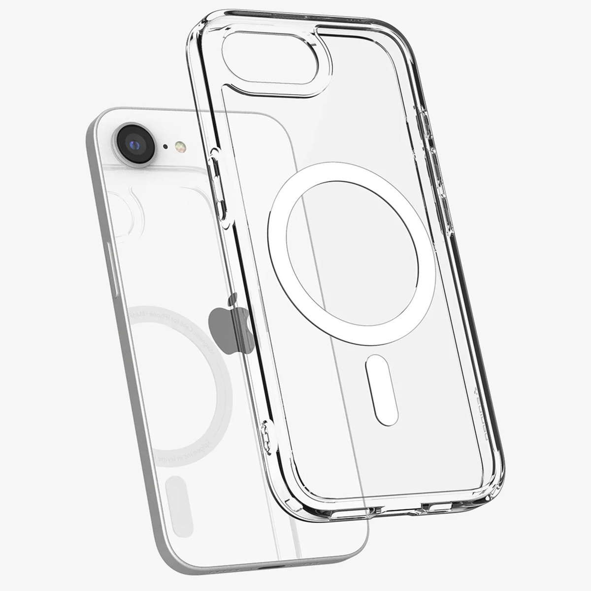 Spigen Ultra Hybrid Backcover MagSafe Apple iPhone 16e - Clear / White