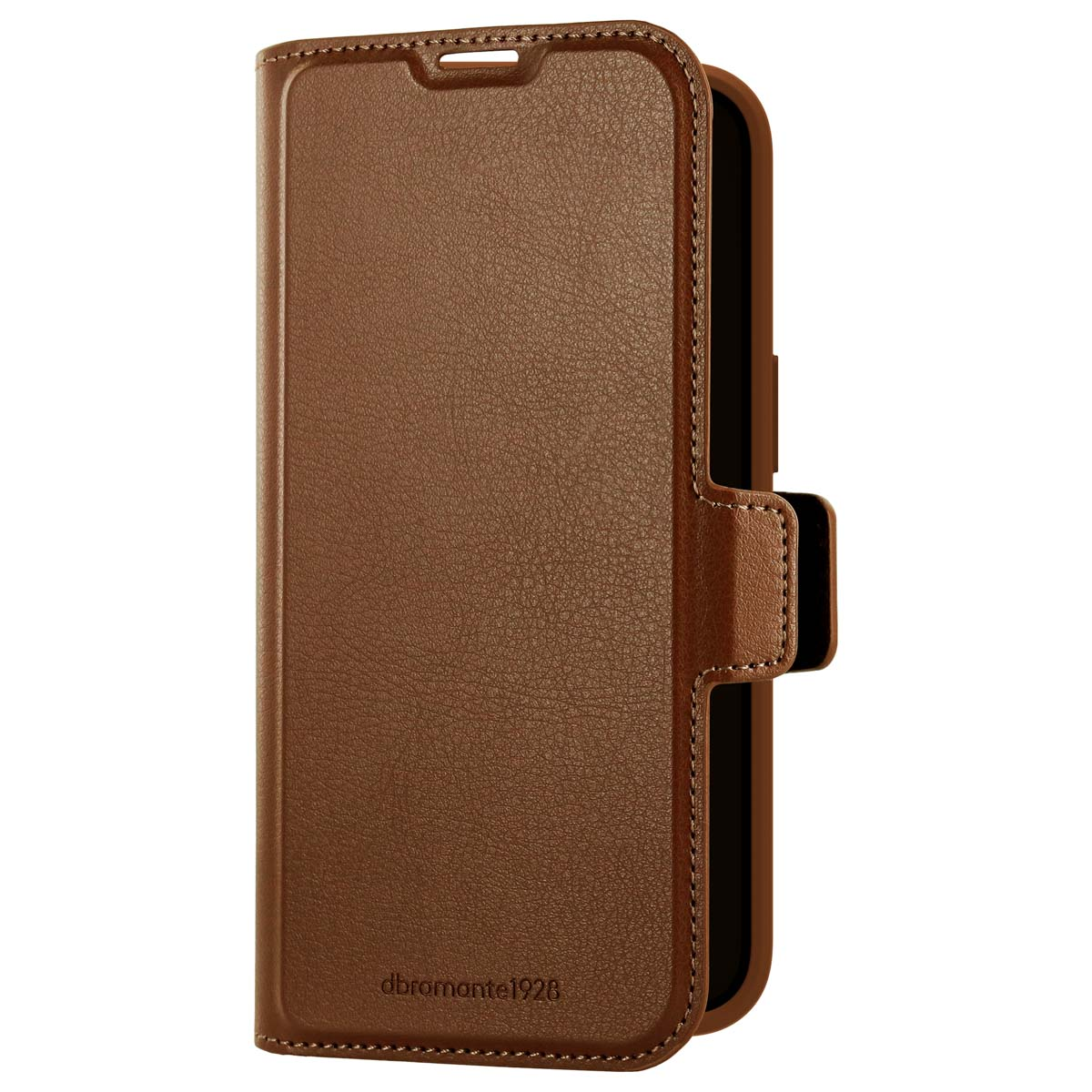 dbramante1928 Oslo Pro bookcase Apple iPhone 16e - Dark Tan