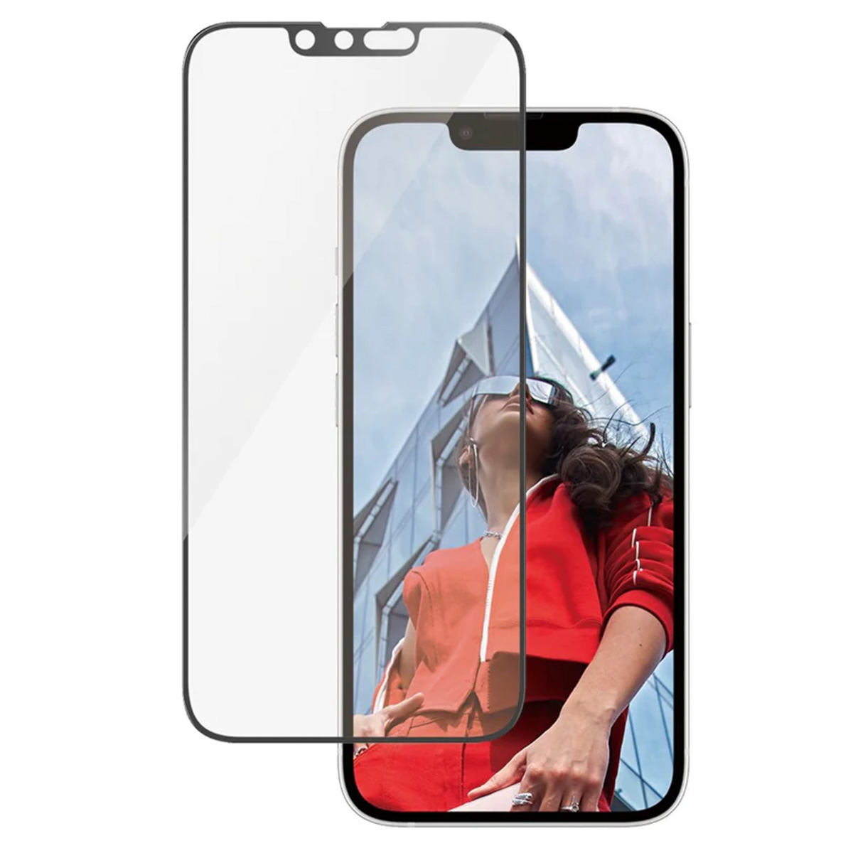PanzerGlass Ultra-Wide Fit Anti-Bacterial Screenprotector incl. applicator Apple iPhone 13 / 13 Pro / 14 / 16e