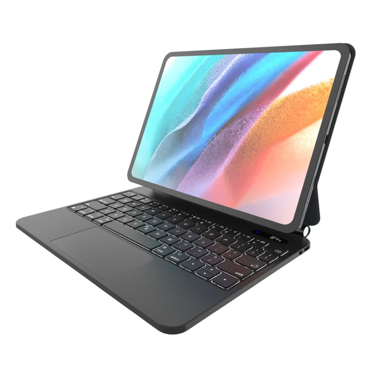 Fixed Typee QWERTY keyboard case iPad Pro 11 (2024) M4 - Zwart