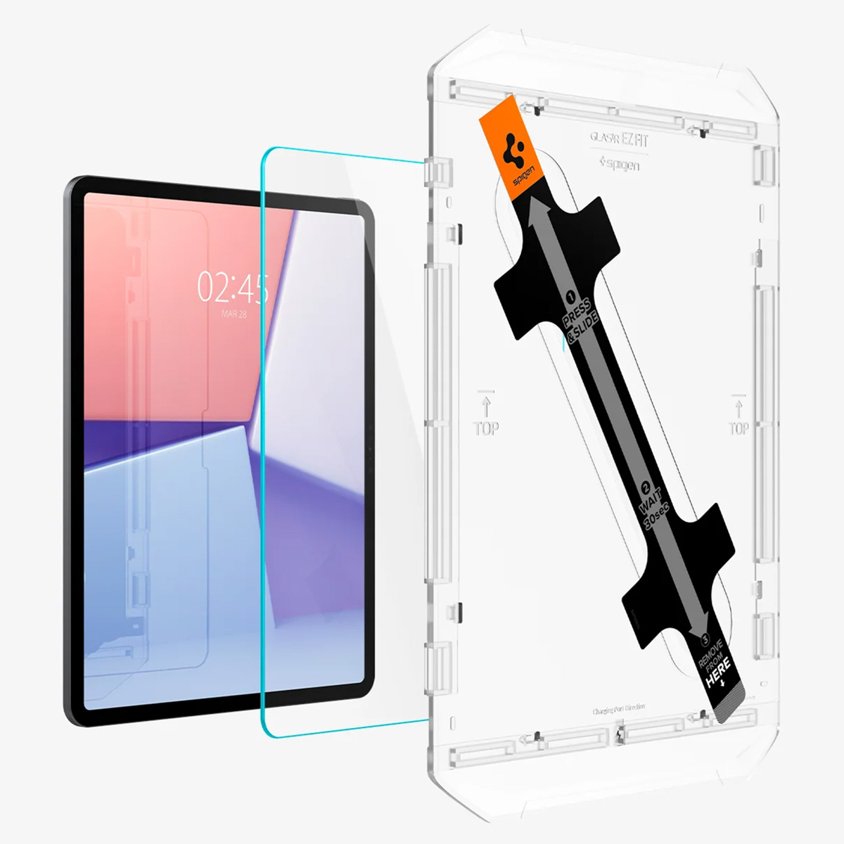 Spigen GLAStR EZ Fit Screenprotector + Applicator iPad Air 13 inch (2024) M2