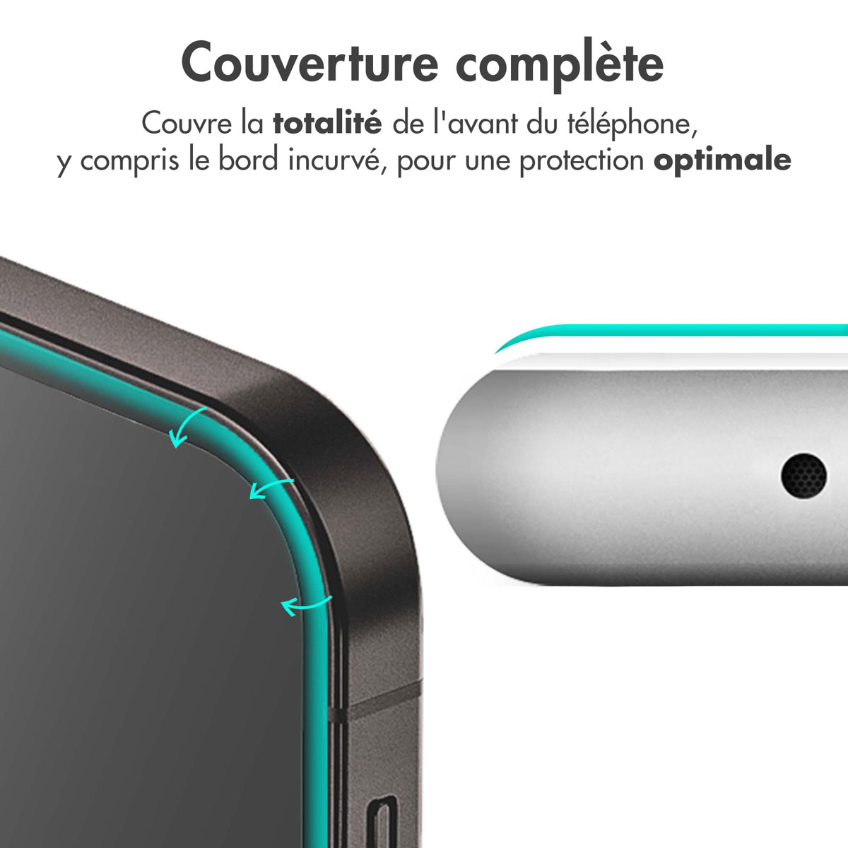 Selencia Gehard Glas Premium Screenprotector Apple iPhone 13 Pro Max / 14 Plus - Zwart